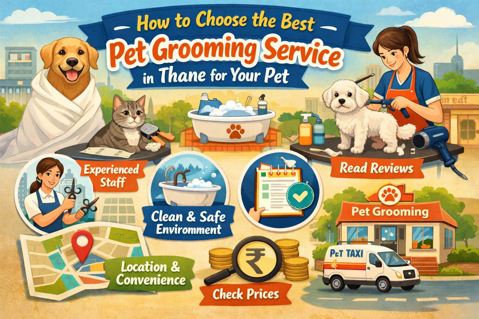 How to Choose the Best Pet Grooming Service in Thane for Your Pet