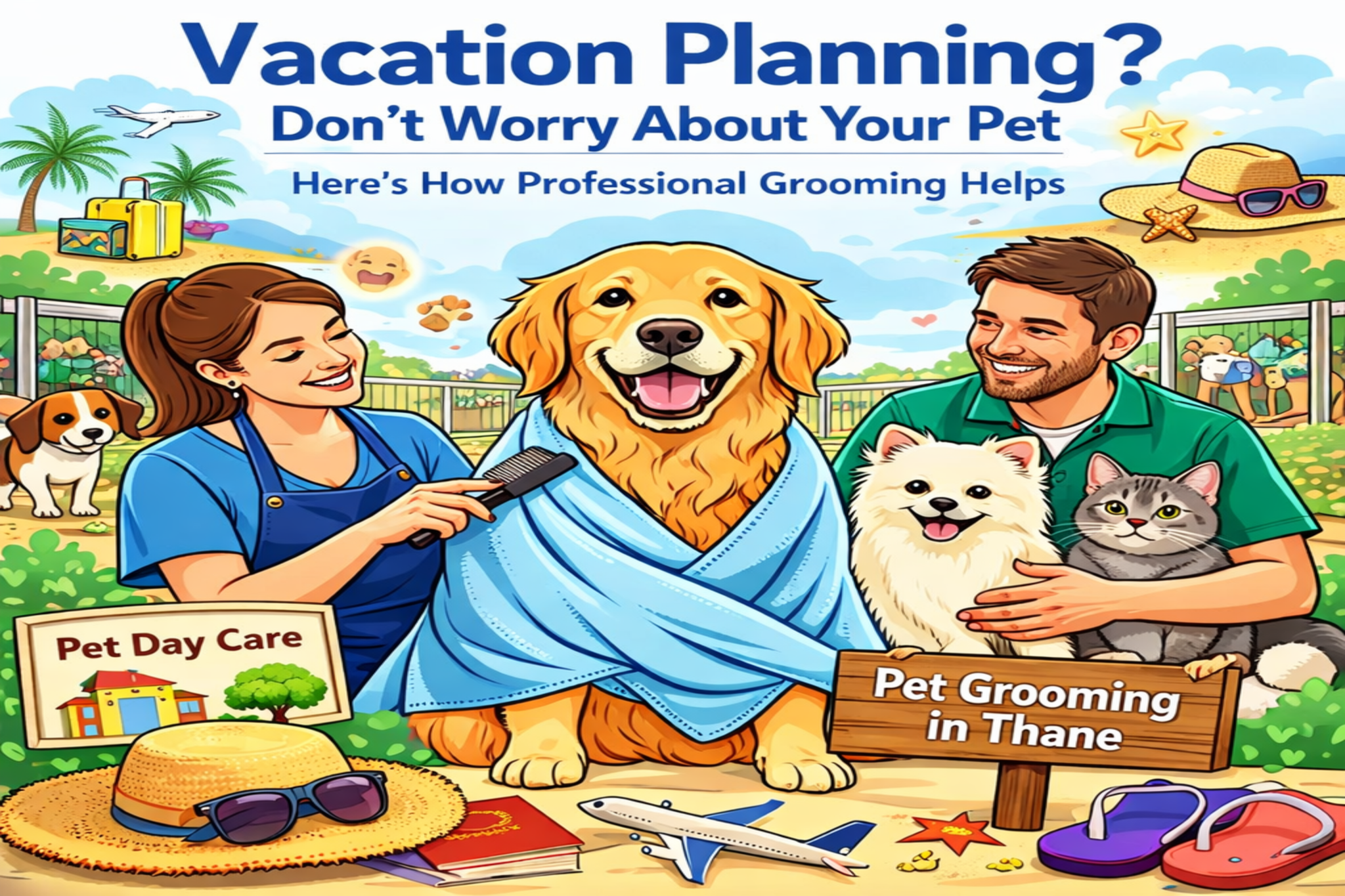 Vacation Planning? Don’t Worry About Your Pet – Here’s How Professional Grooming Helps