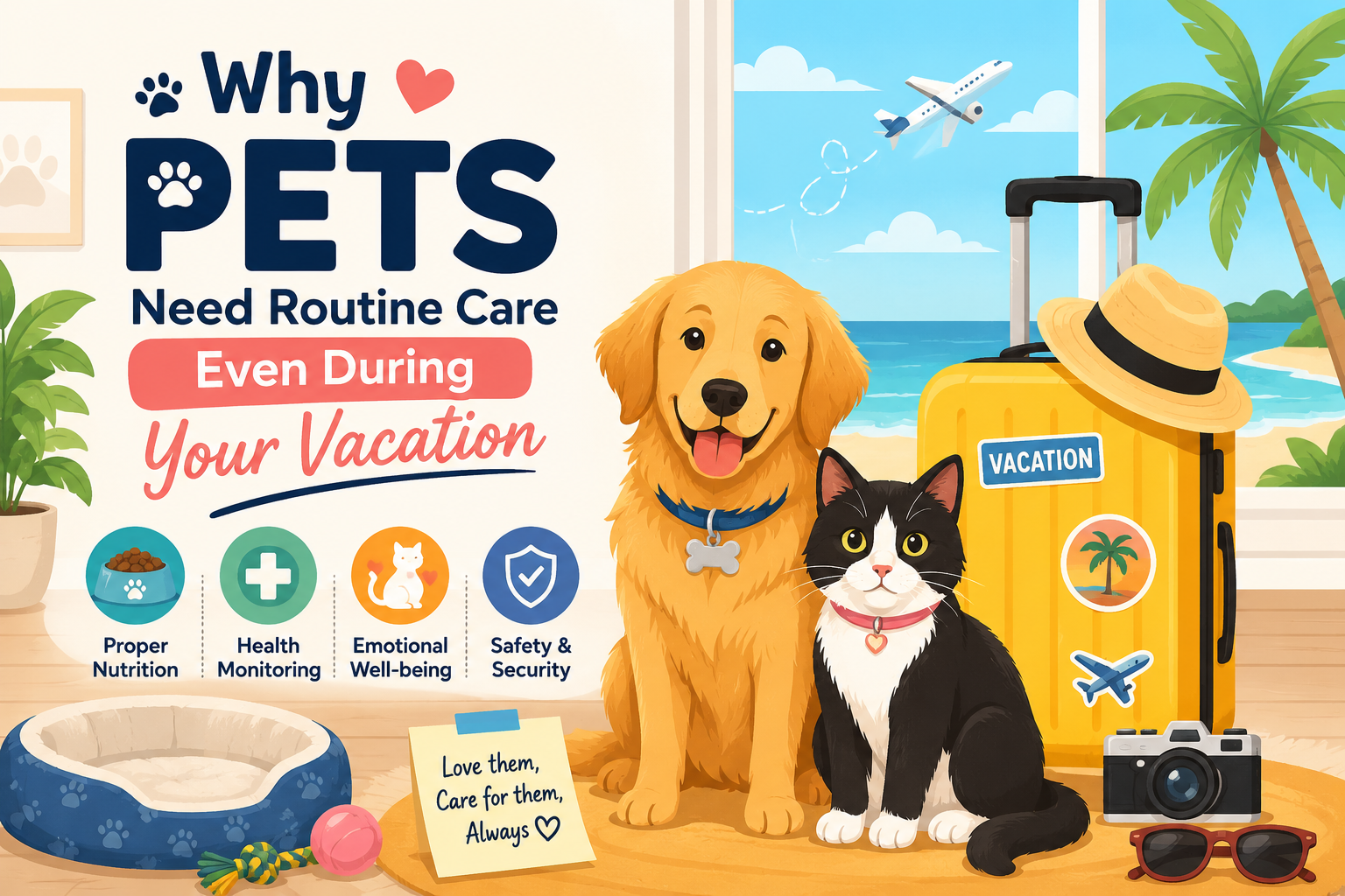 Why Pets Need Routine Care Even During Your Vacation
