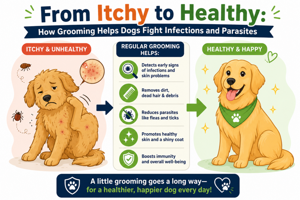 From-Itchy-to-Healthy-How-Grooming-Helps-Dogs-Fight-Infections-and-Parasites.