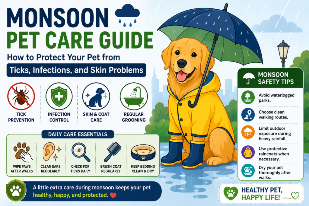 Monsoon-Pet-Care-Guide-How-to-Protect-Your-Pet-from-Ticks-Infections-and-Skin-Problems.